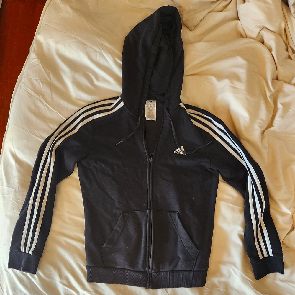 Adidas zipper hoodie